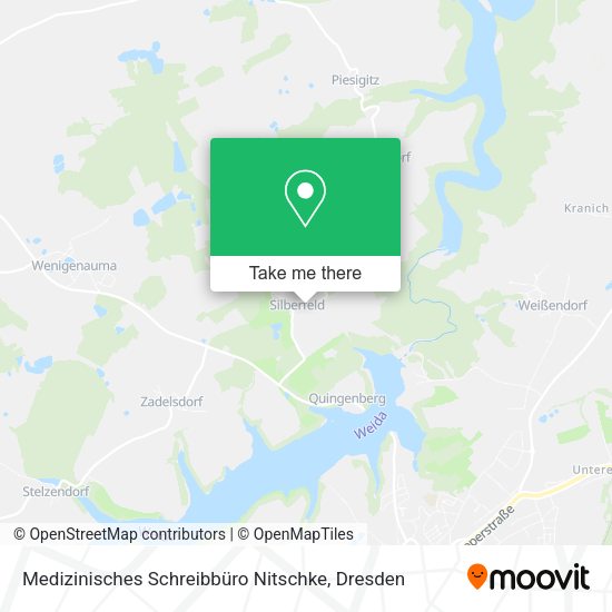 Карта Medizinisches Schreibbüro Nitschke