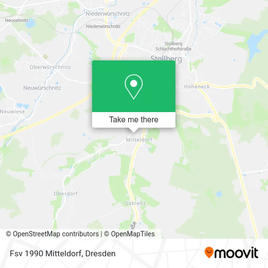 Карта Fsv 1990 Mitteldorf