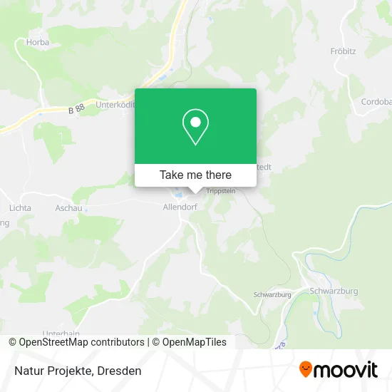 Карта Natur Projekte