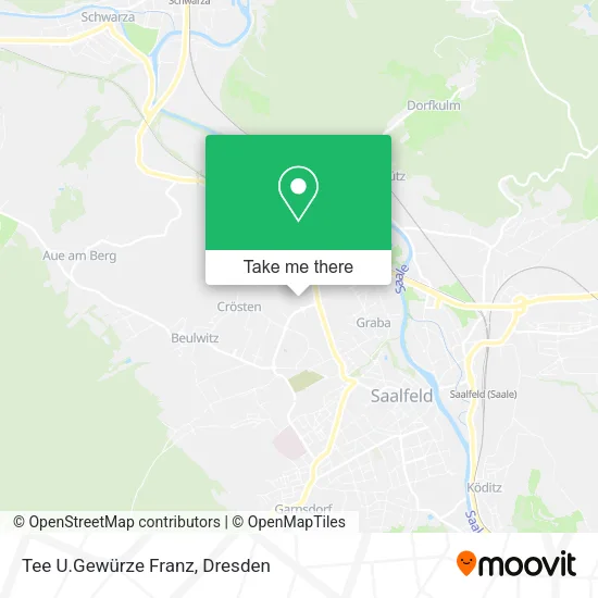 Карта Tee U.Gewürze Franz