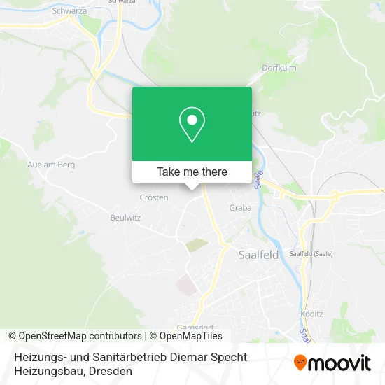 Heizungs- und Sanitärbetrieb Diemar Specht Heizungsbau map