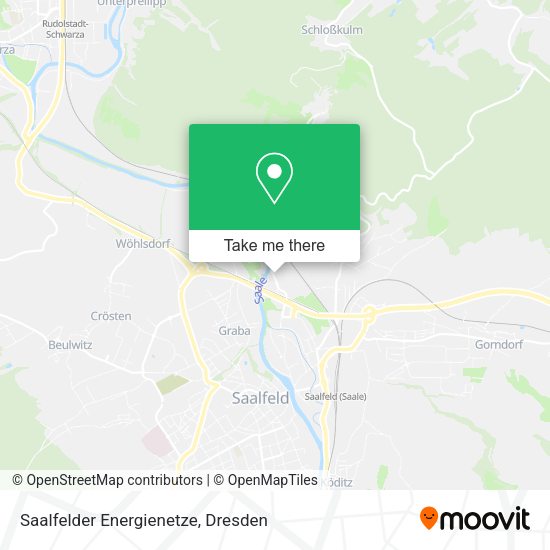 Карта Saalfelder Energienetze