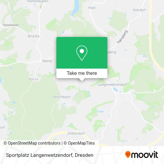 Карта Sportplatz Langenwetzendorf