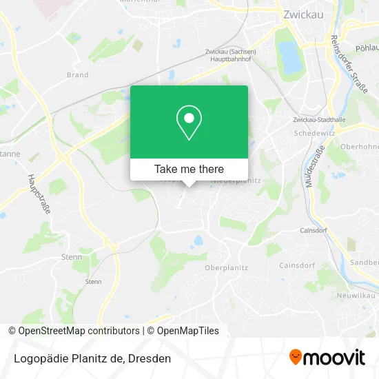 Карта Logopädie Planitz de