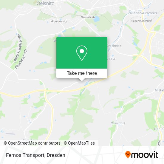 Карта Femos Transport