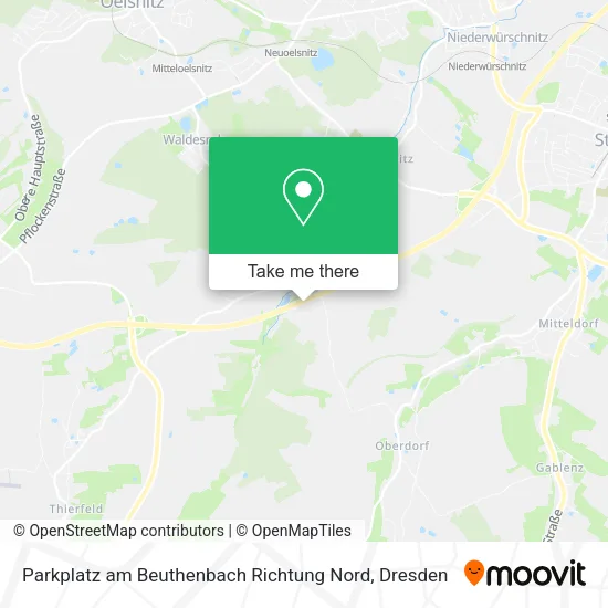 Карта Parkplatz am Beuthenbach Richtung Nord