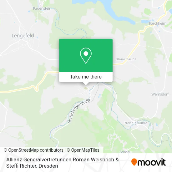 Карта Allianz Generalvertretungen Roman Weisbrich & Steffi Richter