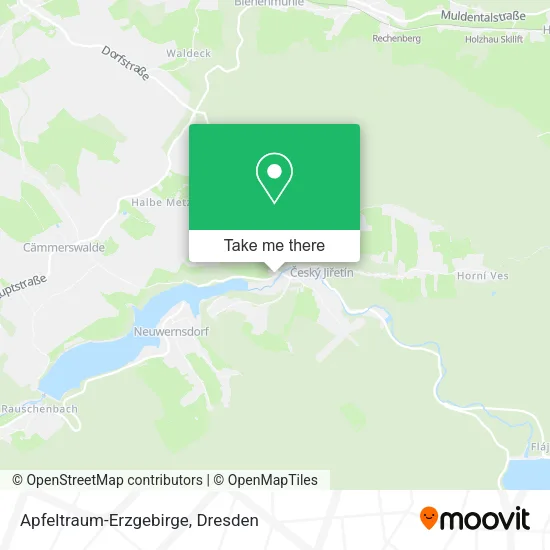 Карта Apfeltraum-Erzgebirge