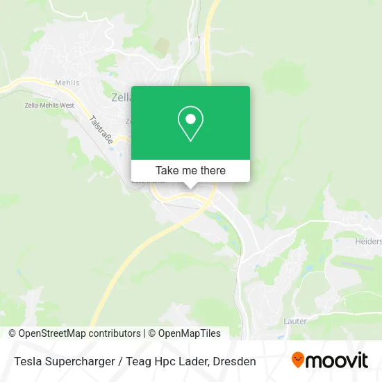 Карта Tesla Supercharger / Teag Hpc Lader
