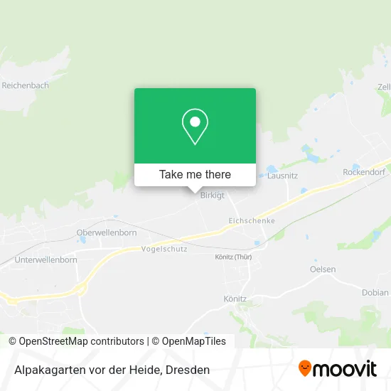 Карта Alpakagarten vor der Heide