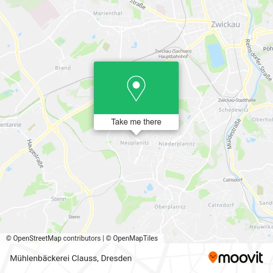Карта Mühlenbäckerei Clauss
