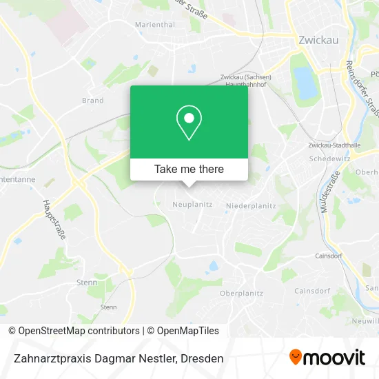 Карта Zahnarztpraxis Dagmar Nestler