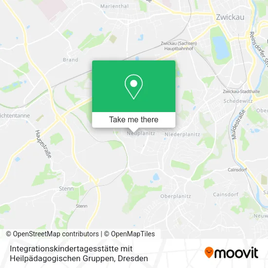Integrationskindertagesstätte mit Heilpädagogischen Gruppen map