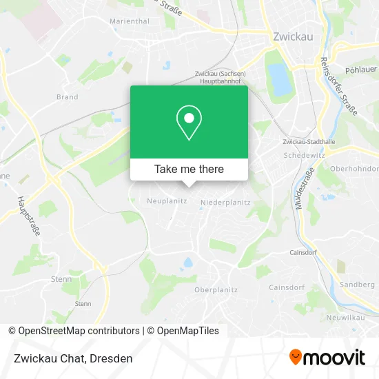 Карта Zwickau Chat