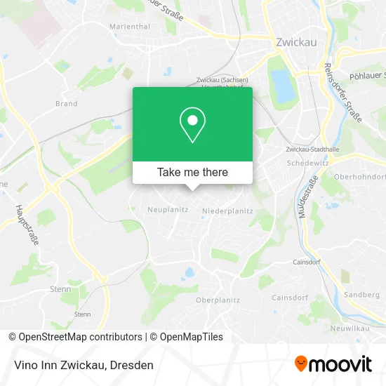 Карта Vino Inn Zwickau