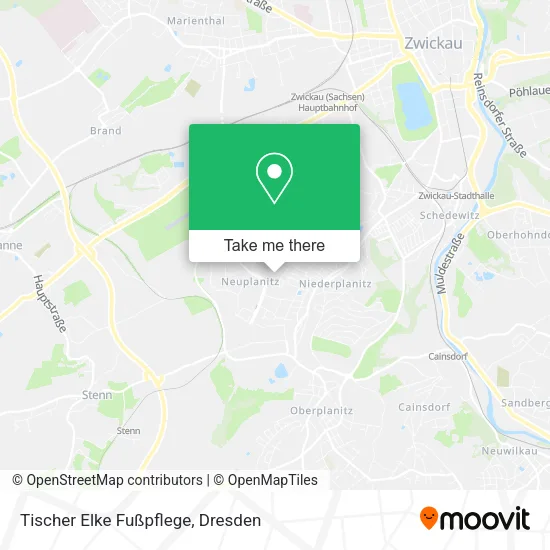 Карта Tischer Elke Fußpflege