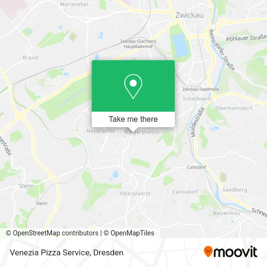 Карта Venezia Pizza Service