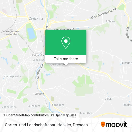 Карта Garten- und Landschaftsbau Henkler