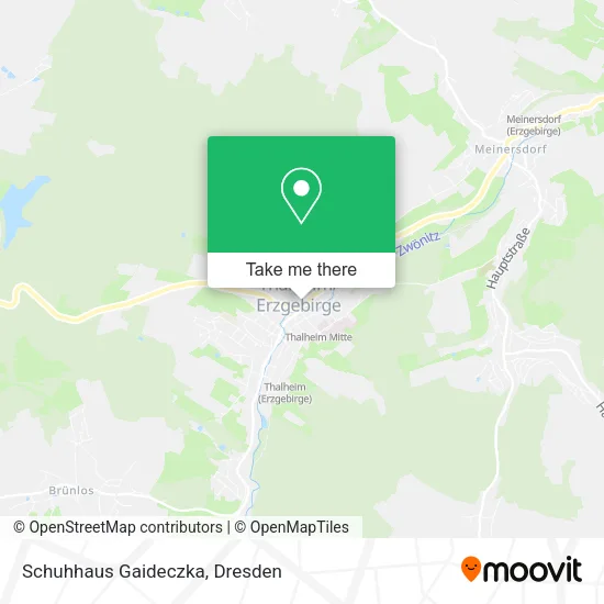 Карта Schuhhaus Gaideczka