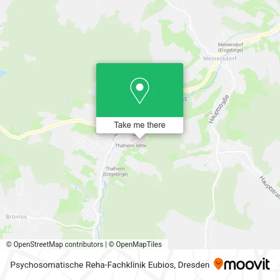 Карта Psychosomatische Reha-Fachklinik Eubios