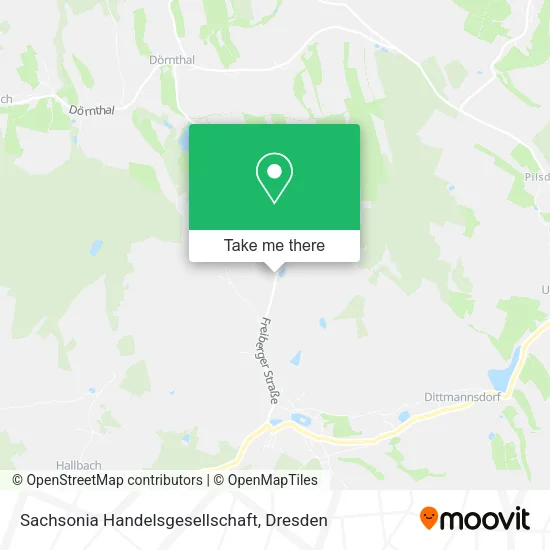 Карта Sachsonia Handelsgesellschaft