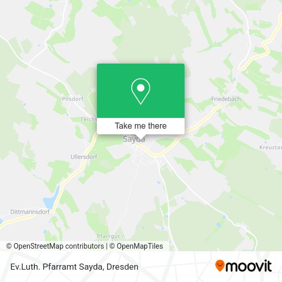 Ev.Luth. Pfarramt Sayda map