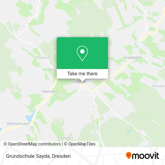 Карта Grundschule Sayda