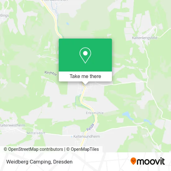 Карта Weidberg Camping