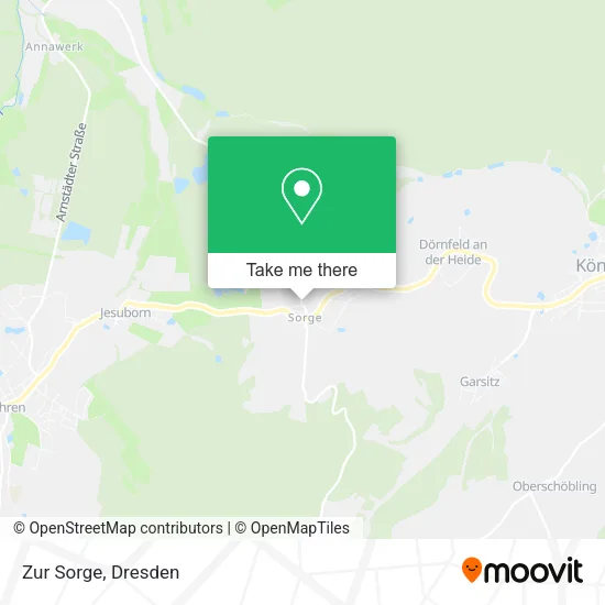 Карта Zur Sorge