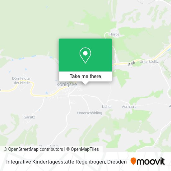 Карта Integrative Kindertagesstätte Regenbogen