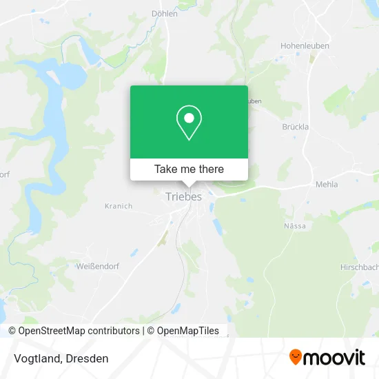 Карта Vogtland