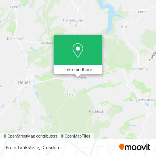Карта Freie Tankstelle