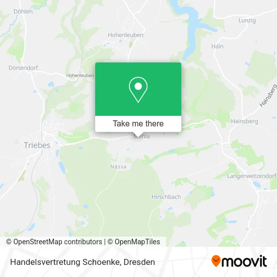 Карта Handelsvertretung Schoenke