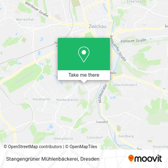 Карта Stangengrüner Mühlenbäckerei