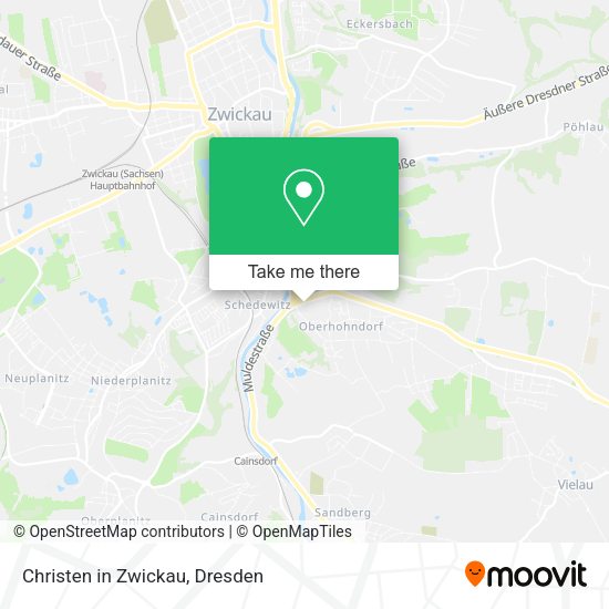 Карта Christen in Zwickau