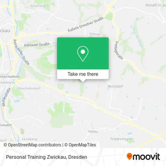 Карта Personal Training Zwickau