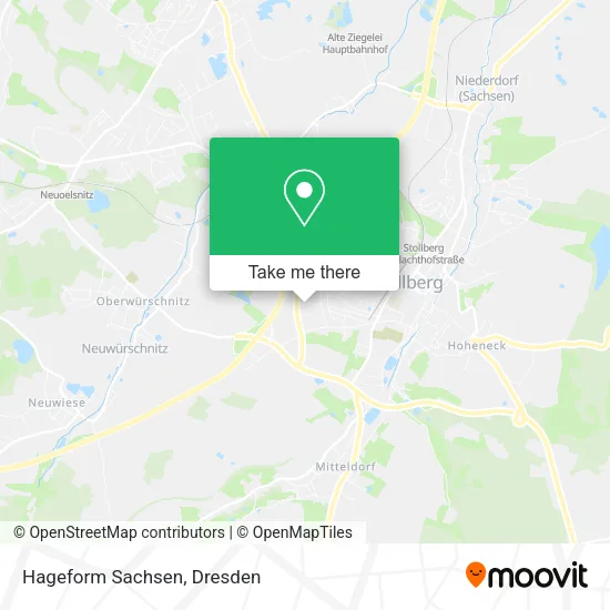 Карта Hageform Sachsen