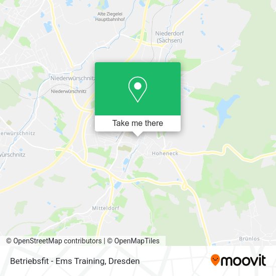 Карта Betriebsfit - Ems Training