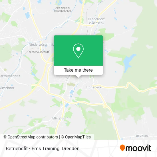 Карта Betriebsfit - Ems Training