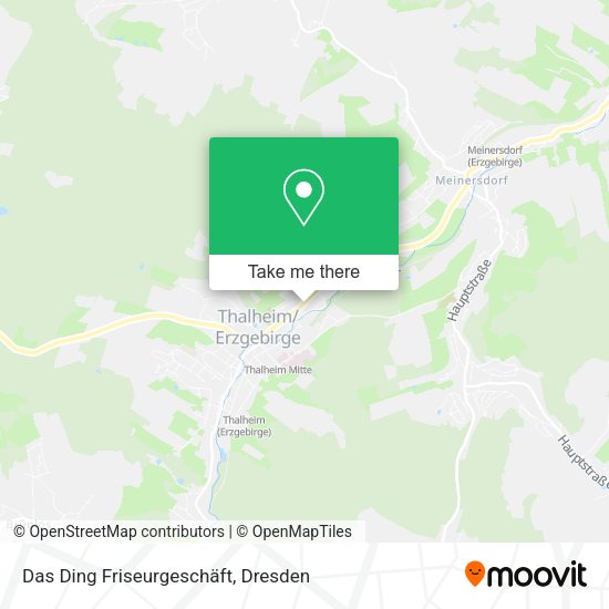 Карта Das Ding Friseurgeschäft