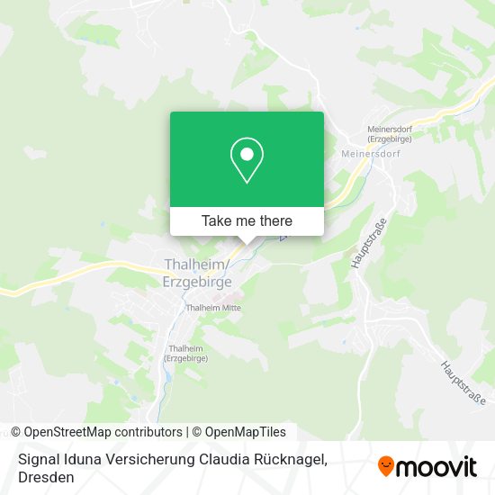 Карта Signal Iduna Versicherung Claudia Rücknagel