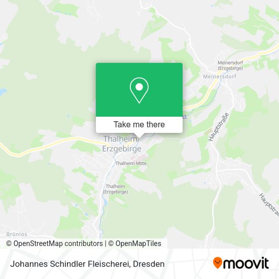 Карта Johannes Schindler Fleischerei