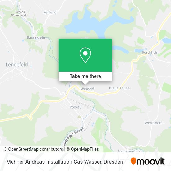 Карта Mehner Andreas Installation Gas Wasser