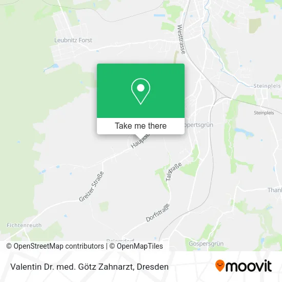 Карта Valentin Dr. med. Götz Zahnarzt