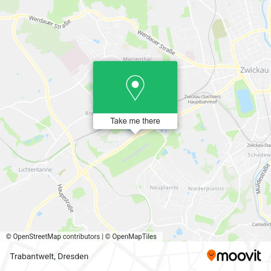 Карта Trabantwelt