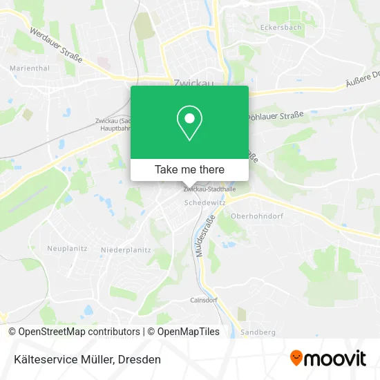 Карта Kälteservice Müller