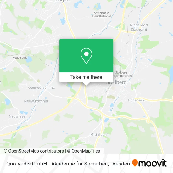 Карта Quo Vadis GmbH - Akademie für Sicherheit