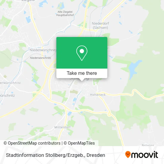 Карта Stadtinformation Stollberg / Erzgeb.