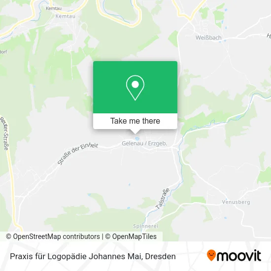 Карта Praxis für Logopädie Johannes Mai