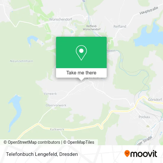 Карта Telefonbuch Lengefeld